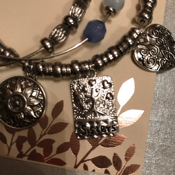 Silver Sister 3 pc Bracelet Set - Picture 2 of 5